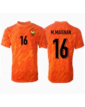 Francia Mike Maignan #16 Portiere Maglia Gara Trasferta Repliche Europei 2024